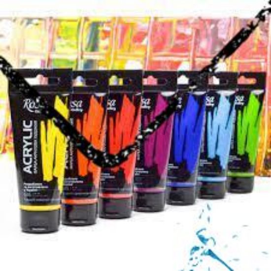 Picture of acrylic paint